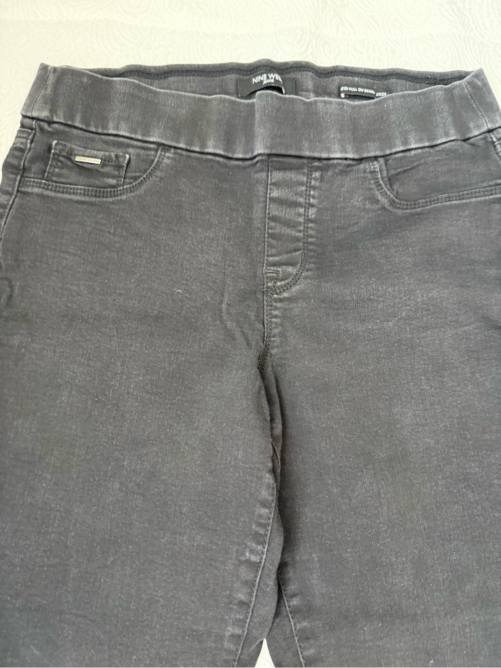 Nine West Charcoal Pull-On Jeggings